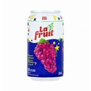 Sucos: Suco La Fruit Lata Uva 350ml - Suco de UVA lata