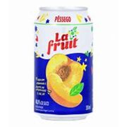 Sucos: Suco La Fruit Lata Pêssego 350ml - Suco de PÊSSEGO