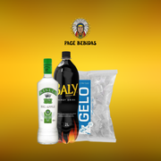 Kits Completos: Kisla Big Apple + Gelo 3Kg + Baly 2L - Escolher o sabor do energetico na observação
