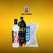 Kits Completos: Orloff + Baly 2L + Gelo 3kg - Escolher o sabor do energetico na observação
