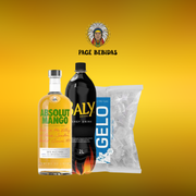 Kits Completos: Absolut Manga + Baly 2L + Gelo 3kg - Escolher o sabor do energetico na observação
