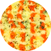 Presidenciais: 55-6 Queijos - Pizza Grande Redonda (8 Fatia) (Ingredientes: Molho de Tomate, Mussarela, Catupiry, Cheddar, Gorgonzola, Parmesão, Provolone, Orégano)