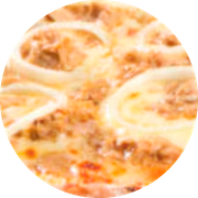 Tradicionais: 05-Atum - Pizza Grande Redonda (8 Fatia) (Ingredientes: Molho de Tomate, Mussarela, Atum, Orégano, Cebola)