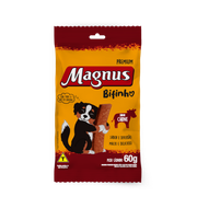 Petiscos e Biscoitos: Magnus Bifinho Carne - 60Gr - Bifinho
