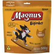Petiscos e Biscoitos: Magnus Bifinho Frango - 500Gr - Bifinho