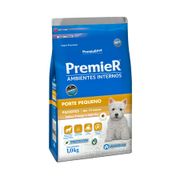 Rações P/ Cães: Premier Ambientes Internos Porte Pequeno Caes Filhote - 1Kg - Rações p/ Cães