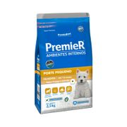 Rações P/ Cães: Premier Ambientes Internos Porte Pequeno Caes Filhotes - 2,5Kg - Rações p/ Cães
