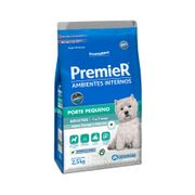 Rações P/ Cães: Premier Ambientes Internos Porte Pequeno Caes Adultos - 2,5Kg - Rações p/ Cães