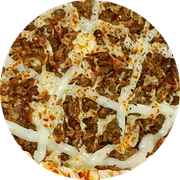 Tradicionais: Carne Seca C/ Catupiry - Pizza Grande (Ingredientes: Azeitona, Carne Seca, Catupiry, Molho de Pizza, Mussarela, Orégano)