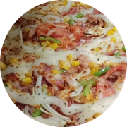 Tradicionais: Kabana Especial - Pizza Grande (Ingredientes: Molho de Pizza, Mussarela, Presunto, Milho, Frango, Calabresa, Bacon, Tomate, Cebola, Pimentão, Azeitona, Catupiry, Orégano)