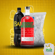 kit vodka com baly: Absolut Sabor + Baly 2L + Gelo 3kg)