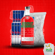 Kits de Vodka + red bull + gelo 3kg: Absolut Sabor + 06 Red Bull lata 250ml + 01 gelo 3kg)