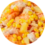 Especiais: 37-Carijó - Pizza Grande Redonda (8 Fatia) (Ingredientes: Molho de Tomate, Mussarela, Frango Desfiado, Ovos, Catupiry, Milho, Orégano)
