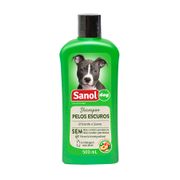 Banho: Shampoo Sanol Para Pelos Escuros - 500ml - Shampoo