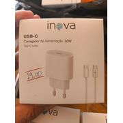 Cabos e Carregadores: Carregador Completo Tipo C 20w - unidade