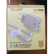 Cabos e Carregadores: Carregador Completo V8 Branco - unidade