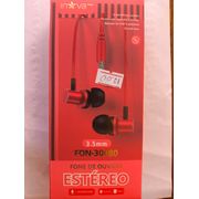Eletrônicos: Fone de Ouvido FON-30080 vermelho - unidade