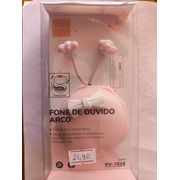 Eletrônicos: Fone de Ouvido KV-7616 rosa - unidade