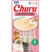 Churu: Churu Atum E Salmão - 4 Tubos 14Gr - Churu