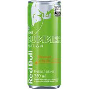 Energéticos: Red Bull Maracujá e Melão 250ml - Energético Red Bull sabor Maracujá e Melão