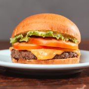 Burgers: Original - Burger (Ingredientes: Pão Brioche, Burger 160g, Alface, Tomate, Maiô Up, Queijo American Cheese Prato)