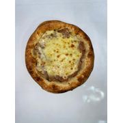 Esfiha: Carne c/ Queijo - Esfiha (Ingredientes: Carne temperada, Queijo)