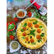 Salgadas: MARGUERITA - Pizza Grande (Ingredientes: Manjericão, MOLHO DE TOMATE, Mussarela, Orégano, Parmesão, Tomate)
