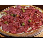 Promo 2: 15.Toscana - Pizza Grande (Ingredientes: Molho da Casa, Calabresa, Cebola, Catupiry Original, Azeitona)