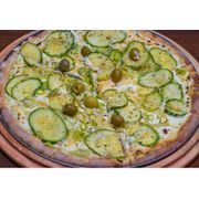 Promo 2: 19.Abobrinha - Pizza Grande (Ingredientes: Molho da Casa, Abobrinha Refogada no Azeite e Alho, Mussarela, Parmesão, Azeitona)