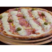 Promo 3: 38.Lombo Com Catupiry Original - Pizza Grande (Ingredientes: Molho da Casa, Lombo, Catupiry Original, Azeitona)