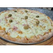 Especiais 2: 73.Frangão - Pizza Grande (Ingredientes: Molho da Casa, Frango Desfiado, Presunto, Mussarela, Catupiry Original, Azeitona)