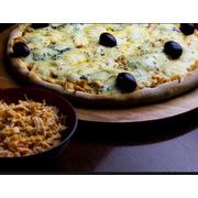 Especiais 3: 93.Frango Mega - Pizza Grande (Ingredientes: Molho da Casa, Frango Desfiado, Mussarela, Catupiry Original, Gorgonzola, Azeitona)