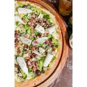 Especiais 3: 91.Brócolis Especial II - Pizza Grande (Ingredientes: Molho da Casa, Brócolis, Mussarela, Palmito, Gorgonzola, Bacon, Azeitona)