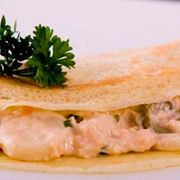 Crepes: Crepe 02 - Crepe (Ingredientes: Frango, Mussarela, Azeitona, Catupiry)