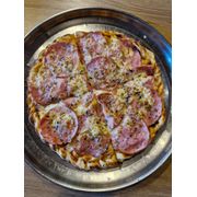 Tradicionais: Lombo - Pizza Grande (Ingredientes: Lombo, Molho, Mussarela, Orégano)