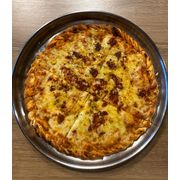 Tradicionais: Parmegiana - Pizza Grande (Ingredientes: Molho, Molho ao Sugo, Mussarela, Orégano, Parmesão)