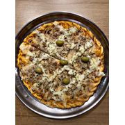 Especiais: Atum C/ Catupiry - Pizza Grande (Ingredientes: Atum, Azeitona, Catupiry, Cebola, Molho, Mussarela, Orégano)