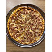 Especiais: Bacon - Pizza Grande (Ingredientes: Bacon, Molho, Mussarela, Orégano)