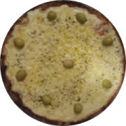 Variadas: 25-Dois Queijos - Pizza Grande (Ingredientes: Catupiry, Molho de Tomate, Mussarela, Orégano)