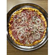 Especiais: Calabresa c/ cebola - Pizza Grande (Ingredientes: Calabresa Fatiada, Cebola, Mussarela, Orégano)
