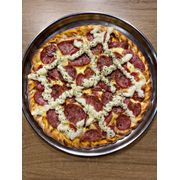Especiais: Calabresa c/ Catupiry - Pizza Grande (Ingredientes: Calabresa, Catupiry, Molho, Mussarela, Orégano)