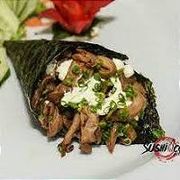 ARROZ SHIMEJI CEBOLINHA GERGELIM CREAN CHEESE: TEMAKI SHIMEJI - TEMAKI SHIMEJI