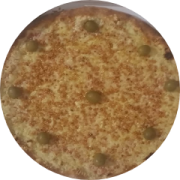 Variadas: 39-Pomodoro - Pizza Grande (Ingredientes: Alho, Azeitona, Molho de Tomate, Orégano, Parmesão)