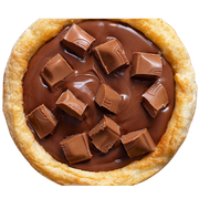 Esfihas DOCE: Esfiha de Chocolate - Esfihas Artesanais, Delícias Árabes (Ingredientes: Chocolate)