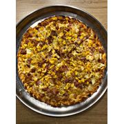 Especiais: Do Campo - Pizza Grande (Ingredientes: Bacon, Mandioca Ralada, Milho, Molho, Mussarela, Orégano)