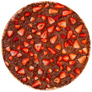 Doces: Morango - Pizza Família (Ingredientes: Morango, Chocolate)