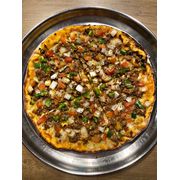 Especiais: Mexicana do Cheff - Pizza Grande (Ingredientes: Bolonhesa, Molho, Mussarela, Orégano, Pimenta Calabresa, Vinagrete)