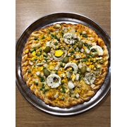 Especiais: Paulista - Pizza Grande (Ingredientes: Azeitona, Ervilha, Milho, Molho, Mussarela, Orégano, Ovo, Palmito)