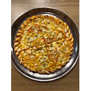 Especiais: Predileta - Pizza Grande (Ingredientes: Milho, Molho, Mussarela, Orégano, Palmito, Parmesão, Tomate)