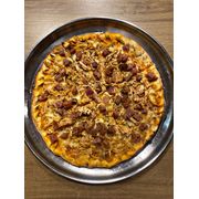 Especiais: Saborosa - Pizza Grande (Ingredientes: Bacon, Frango, Molho, Mussarela, Orégano)